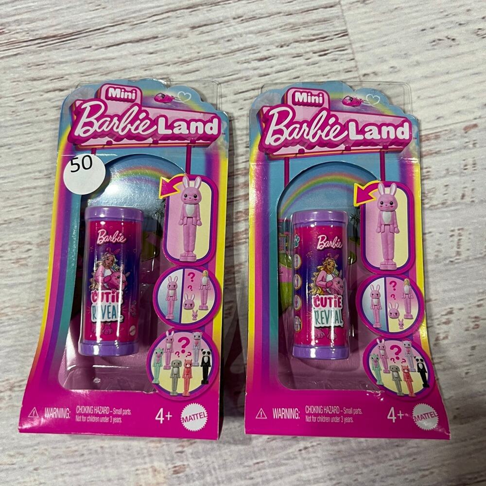 Mini BarbieLand Barbie Doll Playset Tube Set NEW